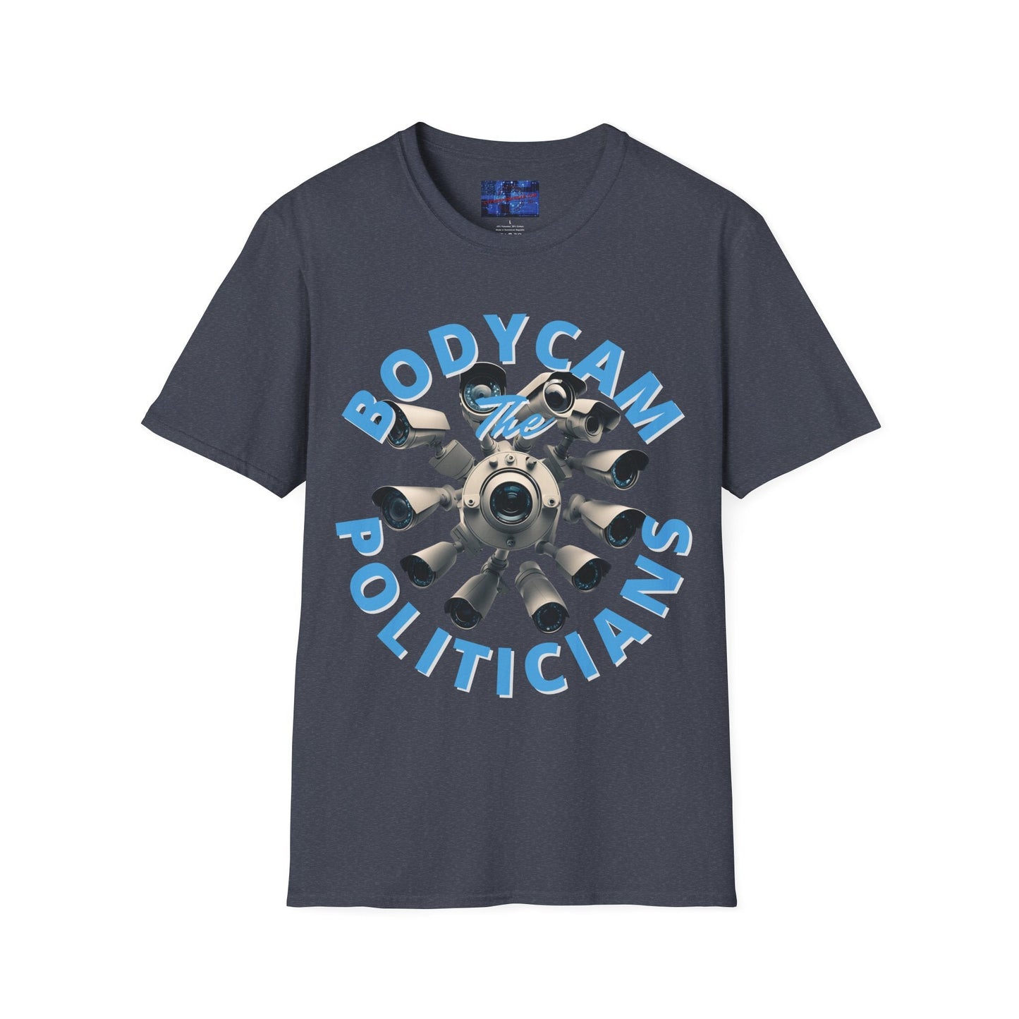 Bodycam the Politicians Cameras DKcolors Unisex T-Shirt by cypherpunkgear.com – cypherpunkgear.com | Cypherpunk Merch