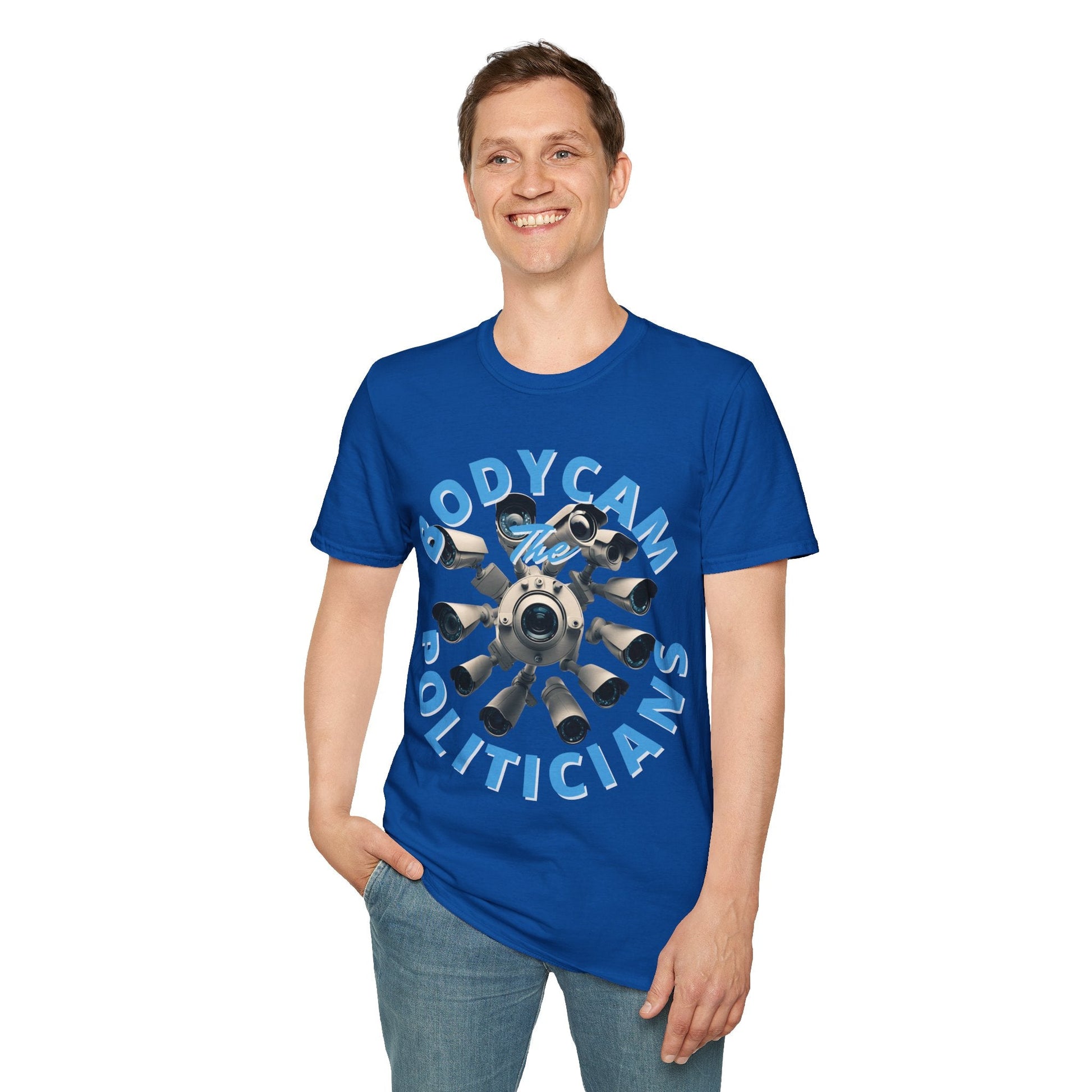 Bodycam the Politicians Cameras DKcolors Unisex T-Shirt by cypherpunkgear.com – cypherpunkgear.com | Cypherpunk Merch