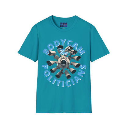 Bodycam the Politicians Cameras DKcolors Unisex T-Shirt by cypherpunkgear.com – cypherpunkgear.com | Cypherpunk Merch