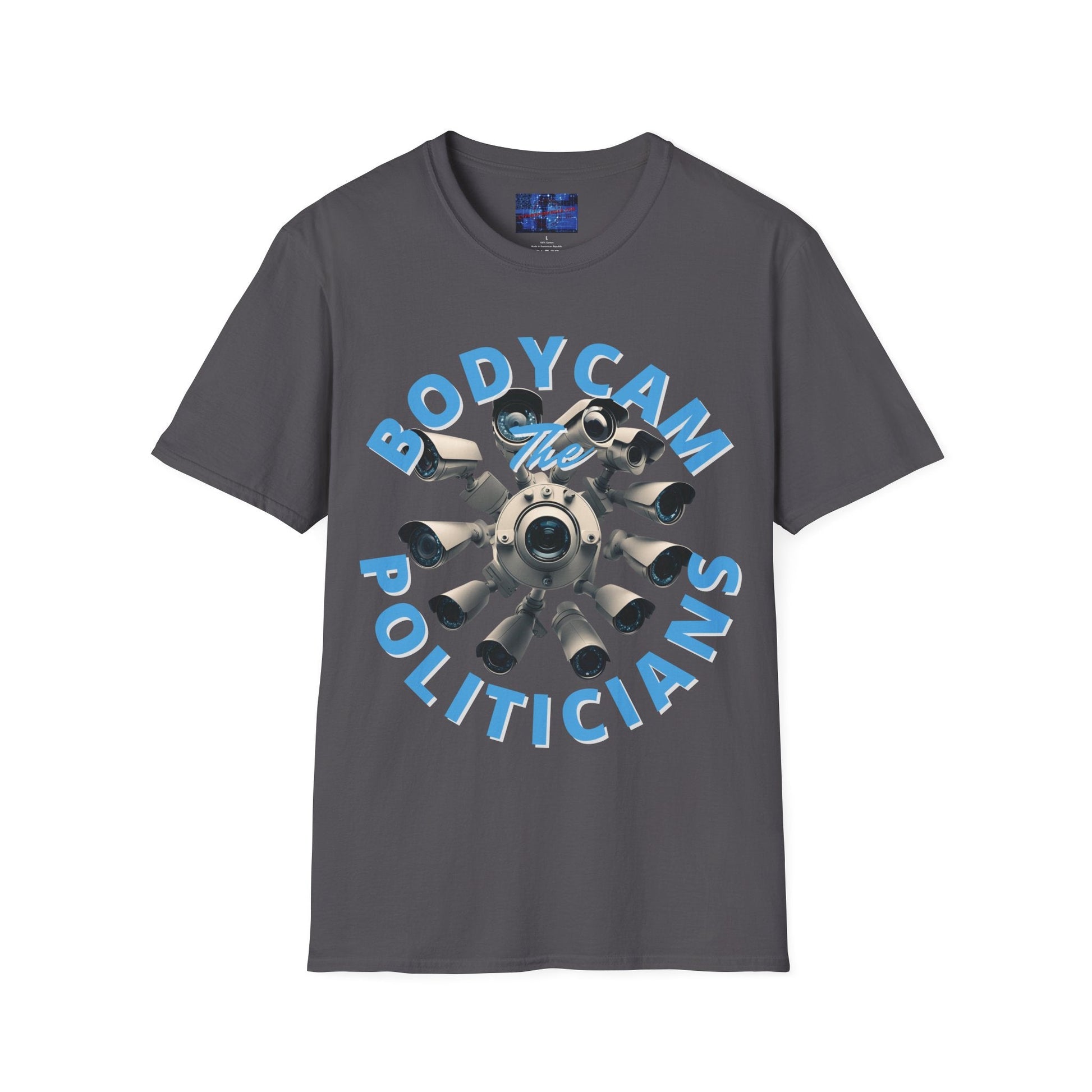 Bodycam the Politicians Cameras DKcolors Unisex T-Shirt by cypherpunkgear.com – cypherpunkgear.com | Cypherpunk Merch
