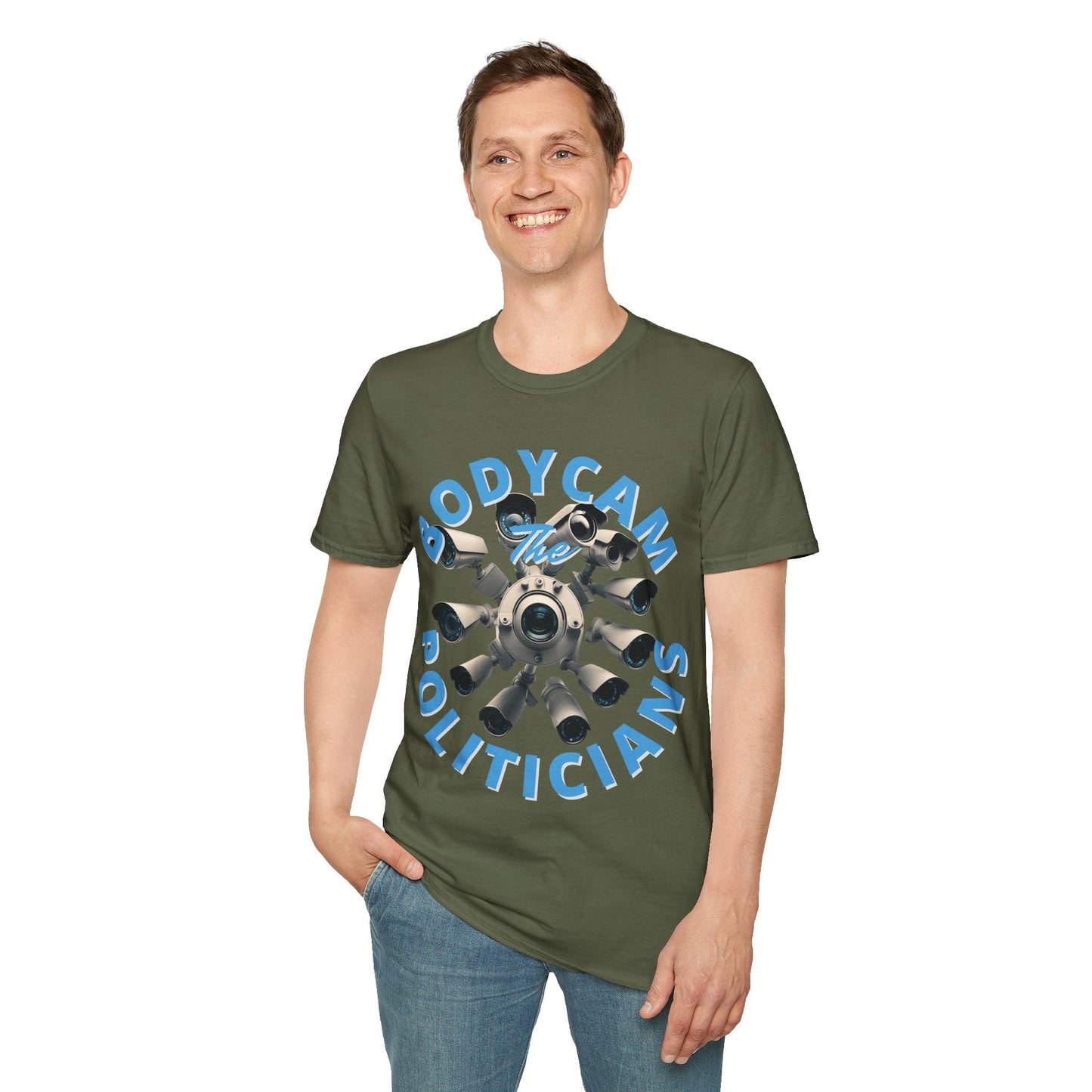 Bodycam the Politicians Cameras DKcolors Unisex T-Shirt by cypherpunkgear.com – cypherpunkgear.com | Cypherpunk Merch