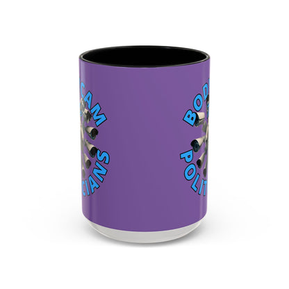Bodycam the Politicians Cameras Light Purple Accent Mug by cypherpunkgear.com – cypherpunkgear.com | Cypherpunk Merch