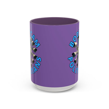 Bodycam the Politicians Cameras Light Purple Accent Mug by cypherpunkgear.com – cypherpunkgear.com | Cypherpunk Merch