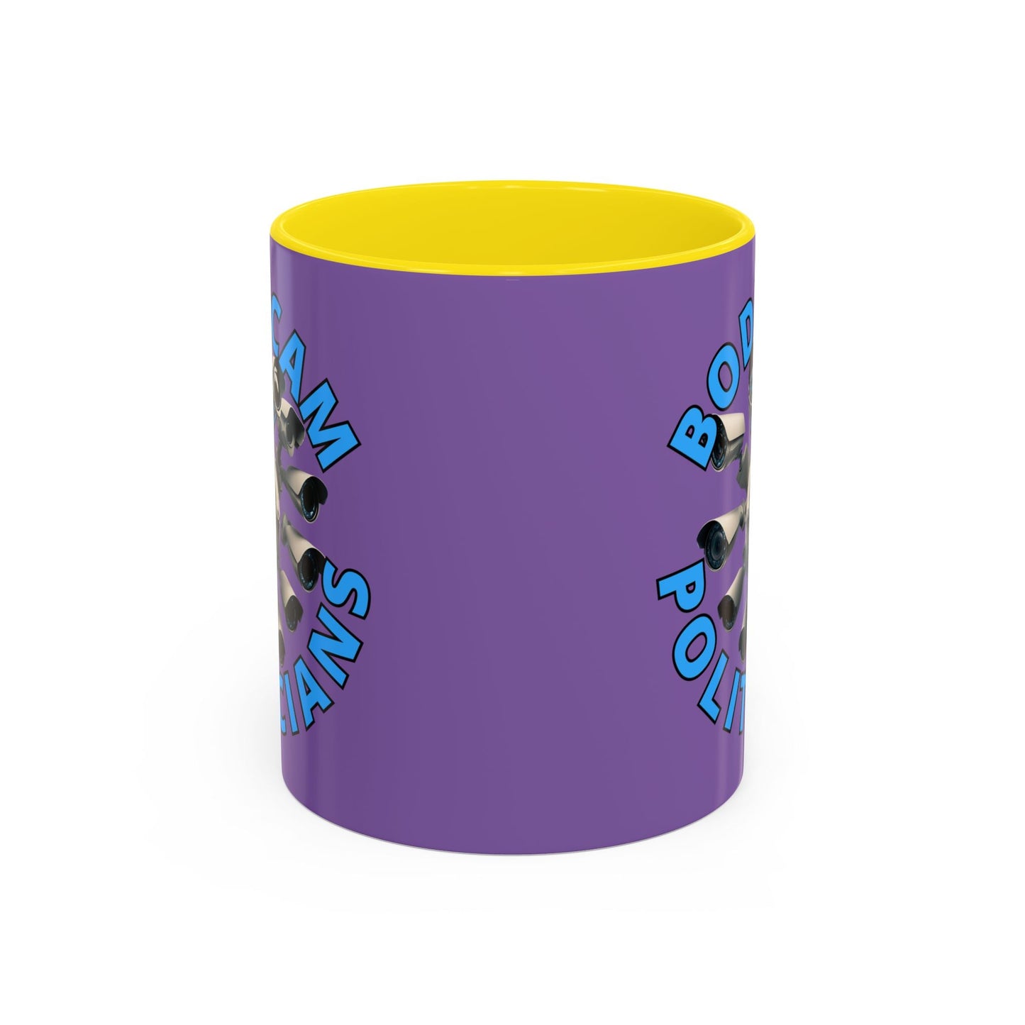 Bodycam the Politicians Cameras Light Purple Accent Mug by cypherpunkgear.com – cypherpunkgear.com | Cypherpunk Merch