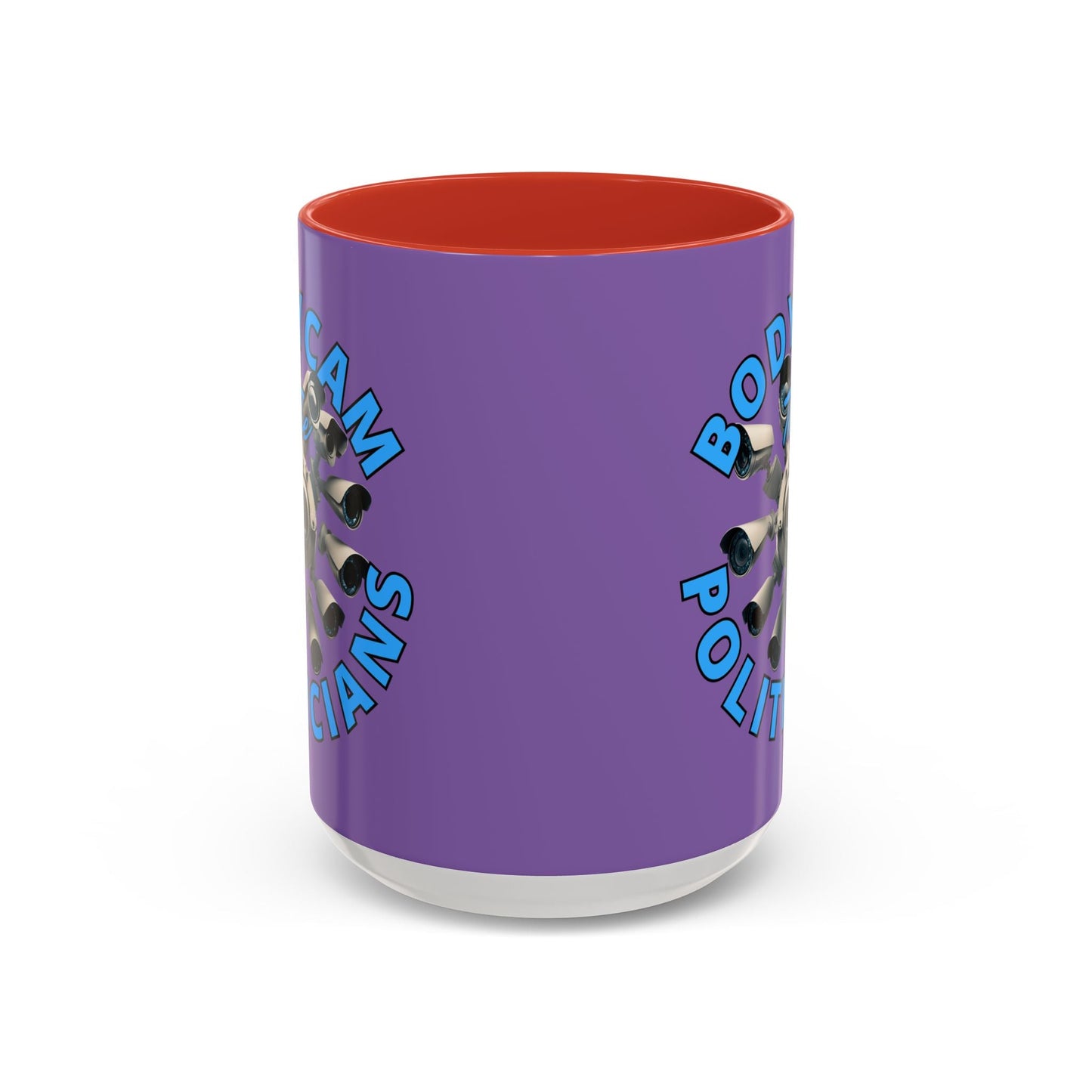 Bodycam the Politicians Cameras Light Purple Accent Mug by cypherpunkgear.com – cypherpunkgear.com | Cypherpunk Merch
