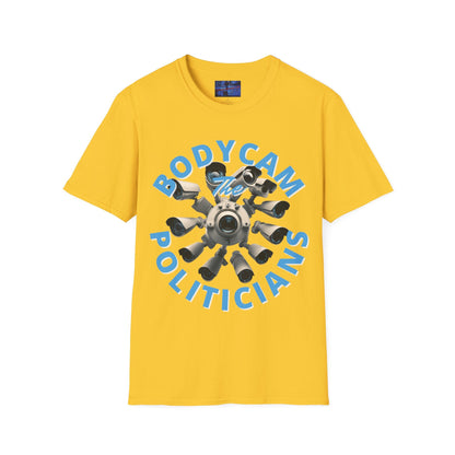 Bodycam the Politicians Cameras LTcolors Unisex T-Shirt by cypherpunkgear.com – cypherpunkgear.com | Cypherpunk Merch