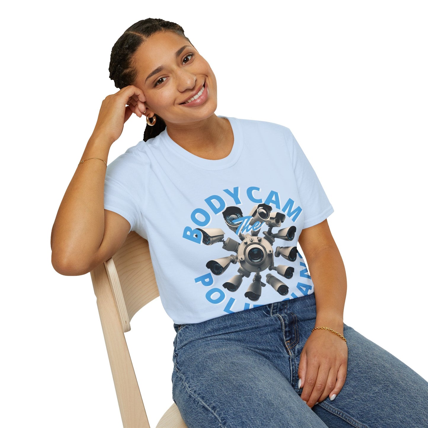 Bodycam the Politicians Cameras LTcolors Unisex T-Shirt by cypherpunkgear.com – cypherpunkgear.com | Cypherpunk Merch