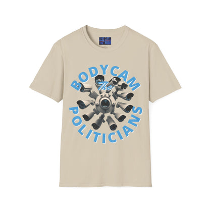 Bodycam the Politicians Cameras LTcolors Unisex T-Shirt by cypherpunkgear.com – cypherpunkgear.com | Cypherpunk Merch