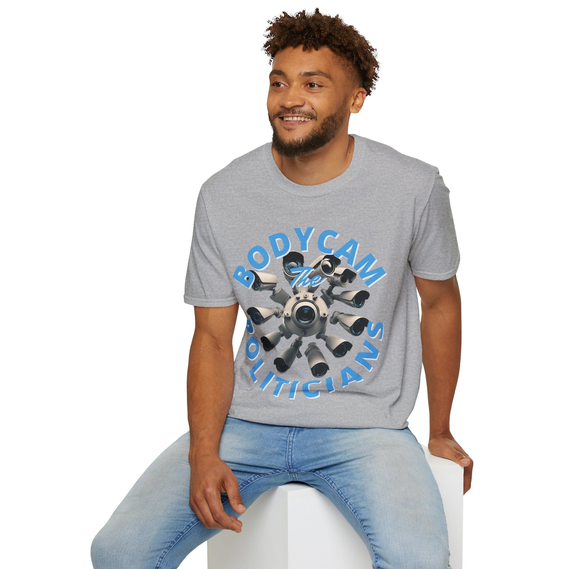 Bodycam the Politicians Cameras LTcolors Unisex T-Shirt by cypherpunkgear.com – cypherpunkgear.com | Cypherpunk Merch