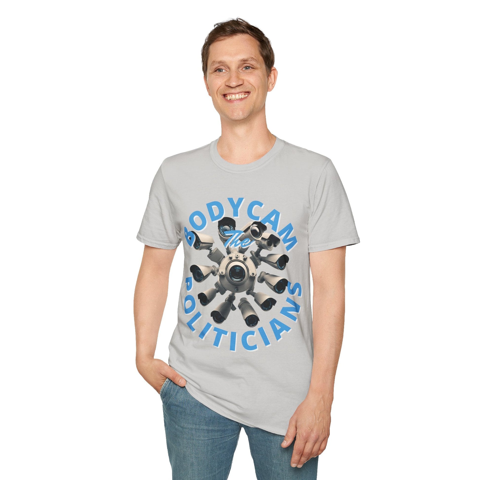 Bodycam the Politicians Cameras LTcolors Unisex T-Shirt by cypherpunkgear.com – cypherpunkgear.com | Cypherpunk Merch