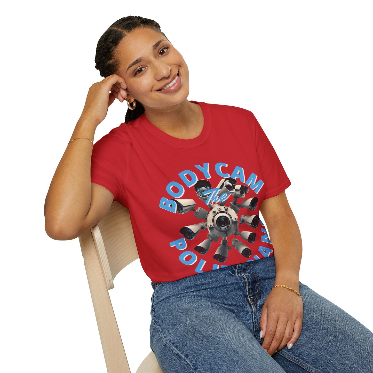 Bodycam the Politicians Cameras LTcolors Unisex T-Shirt by cypherpunkgear.com – cypherpunkgear.com | Cypherpunk Merch