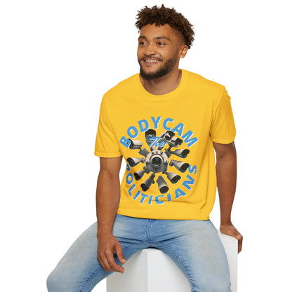 Bodycam the Politicians Cameras LTcolors Unisex T-Shirt by cypherpunkgear.com – cypherpunkgear.com | Cypherpunk Merch