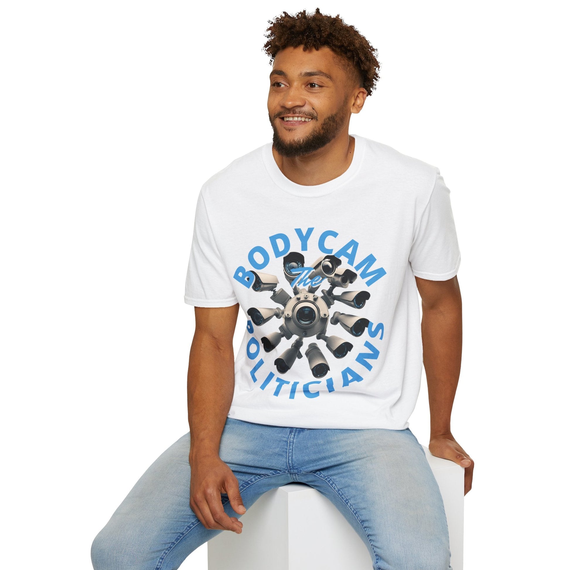 Bodycam the Politicians Cameras LTcolors Unisex T-Shirt by cypherpunkgear.com – cypherpunkgear.com | Cypherpunk Merch
