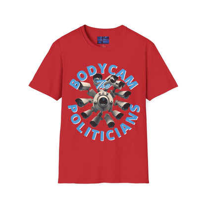 Bodycam the Politicians Cameras LTcolors Unisex T-Shirt by cypherpunkgear.com – cypherpunkgear.com | Cypherpunk Merch