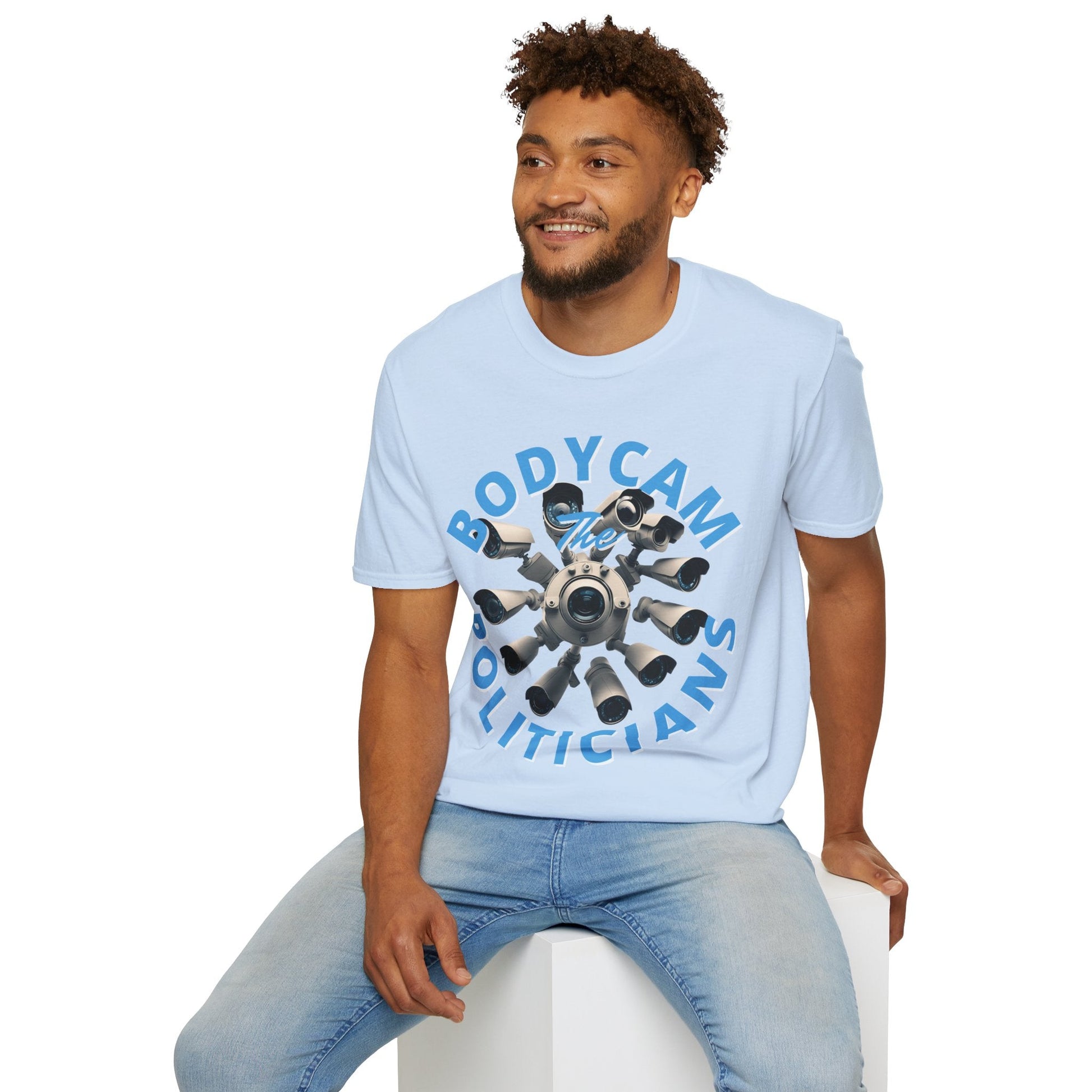 Bodycam the Politicians Cameras LTcolors Unisex T-Shirt by cypherpunkgear.com – cypherpunkgear.com | Cypherpunk Merch