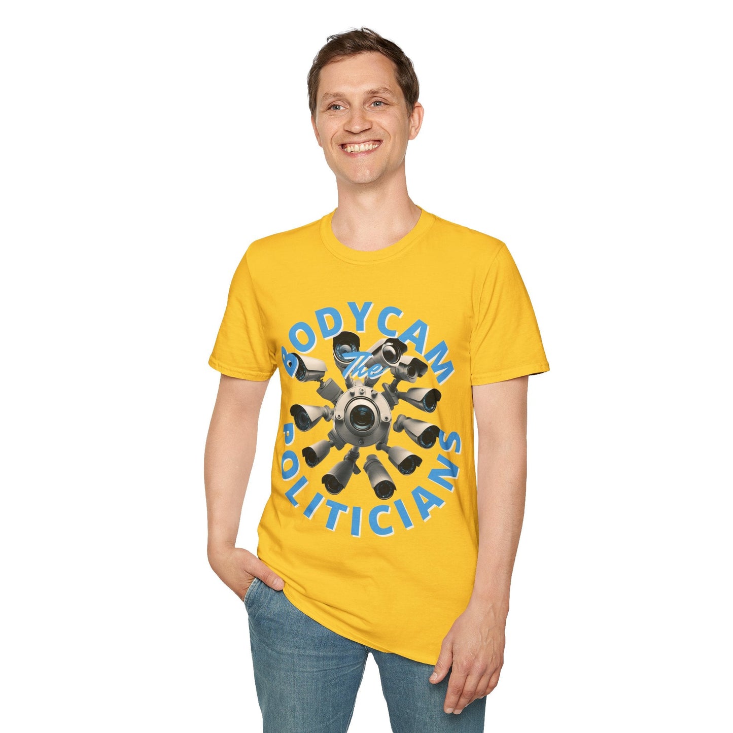 Bodycam the Politicians Cameras LTcolors Unisex T-Shirt by cypherpunkgear.com – cypherpunkgear.com | Cypherpunk Merch