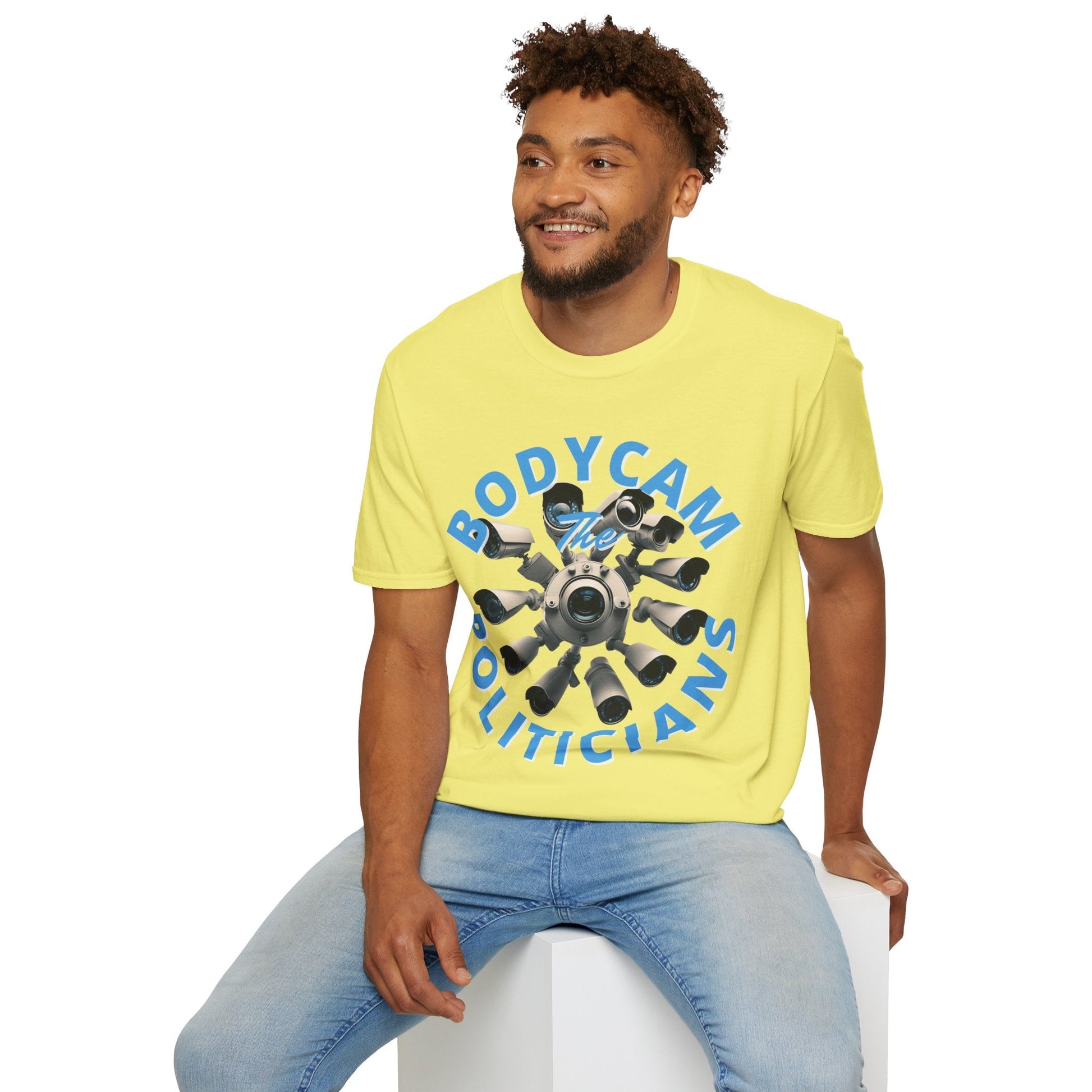 Bodycam the Politicians Cameras LTcolors Unisex T-Shirt by cypherpunkgear.com – cypherpunkgear.com | Cypherpunk Merch