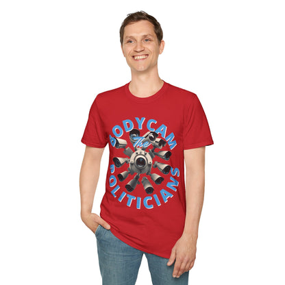 Bodycam the Politicians Cameras LTcolors Unisex T-Shirt by cypherpunkgear.com – cypherpunkgear.com | Cypherpunk Merch