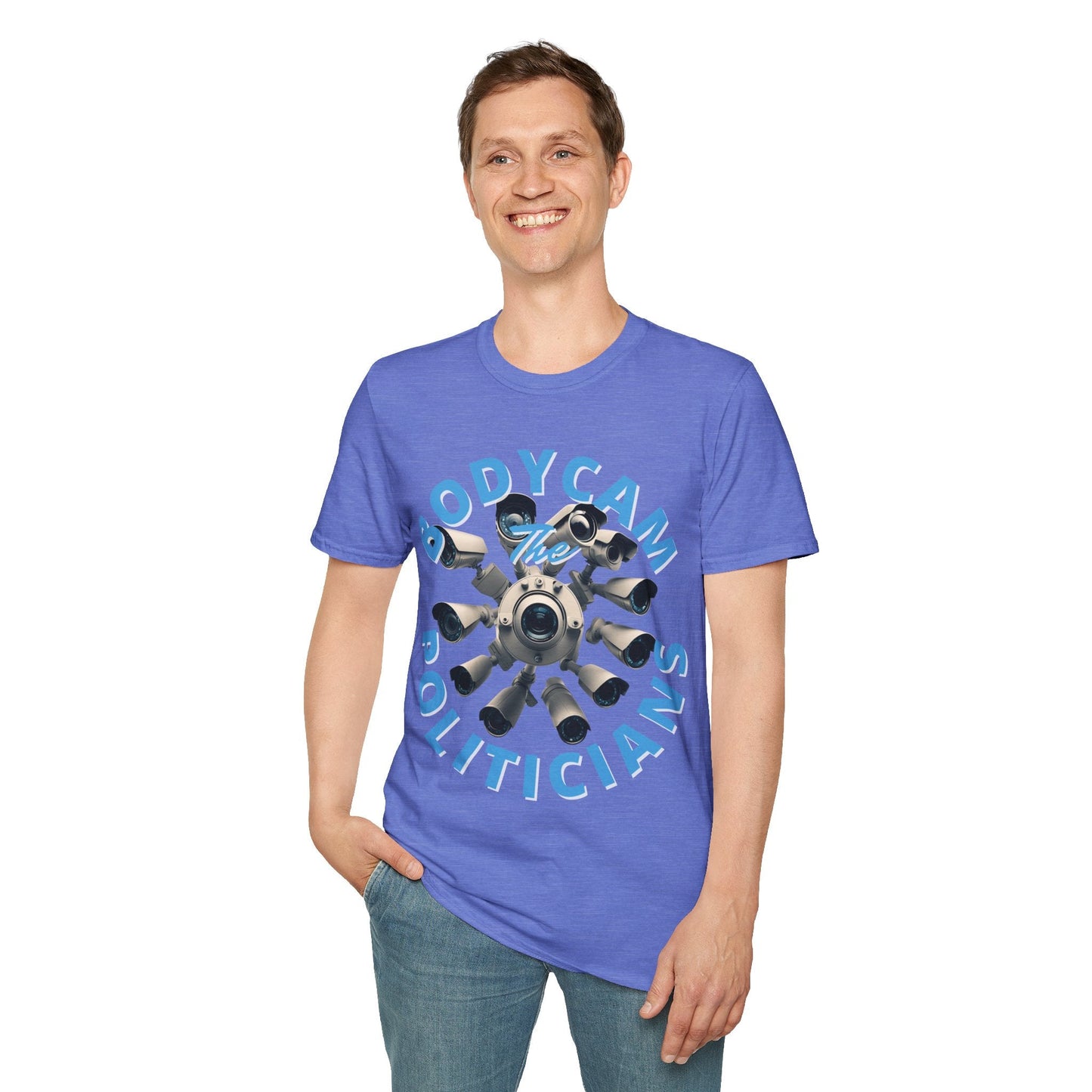 Bodycam the Politicians Cameras LTcolors Unisex T-Shirt by cypherpunkgear.com – cypherpunkgear.com | Cypherpunk Merch
