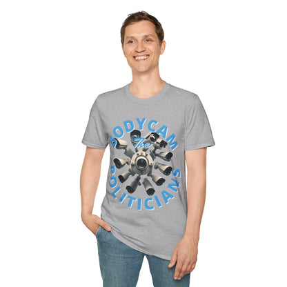 Bodycam the Politicians Cameras LTcolors Unisex T-Shirt by cypherpunkgear.com – cypherpunkgear.com | Cypherpunk Merch