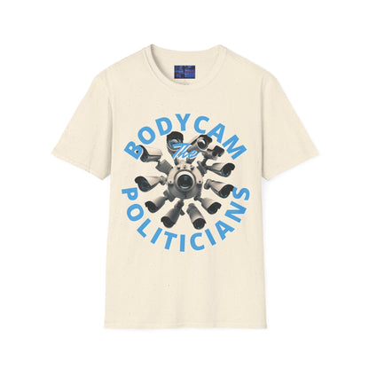 Bodycam the Politicians Cameras LTcolors Unisex T-Shirt by cypherpunkgear.com – cypherpunkgear.com | Cypherpunk Merch