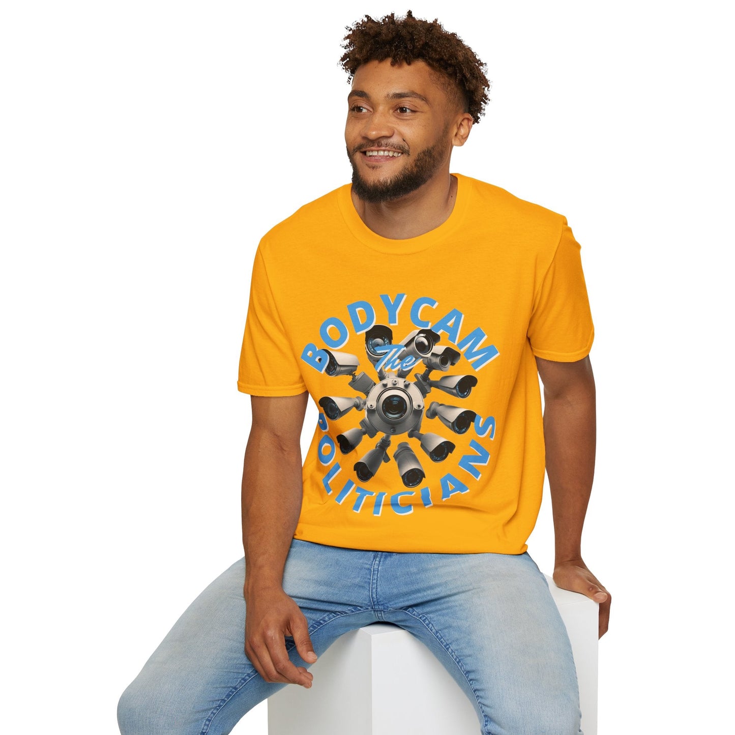 Bodycam the Politicians Cameras LTcolors Unisex T-Shirt by cypherpunkgear.com – cypherpunkgear.com | Cypherpunk Merch