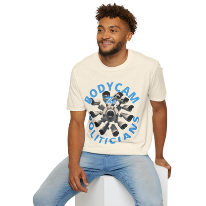 Bodycam the Politicians Cameras LTcolors Unisex T-Shirt by cypherpunkgear.com – cypherpunkgear.com | Cypherpunk Merch