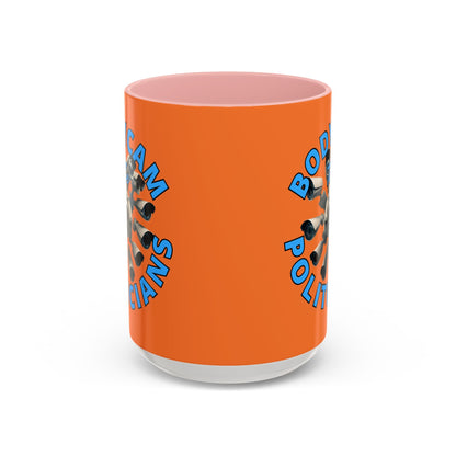 Bodycam the Politicians Cameras Orange Accent Mug by cypherpunkgear.com – cypherpunkgear.com | Cypherpunk Merch