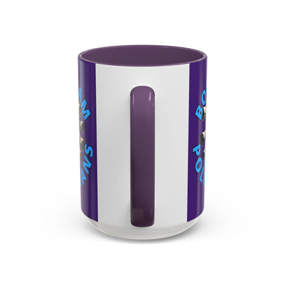 Bodycam the Politicians Cameras Purple Accent Mug by cypherpunkgear.com – cypherpunkgear.com | Cypherpunk Merch