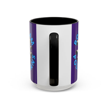 Bodycam the Politicians Cameras Purple Accent Mug by cypherpunkgear.com – cypherpunkgear.com | Cypherpunk Merch