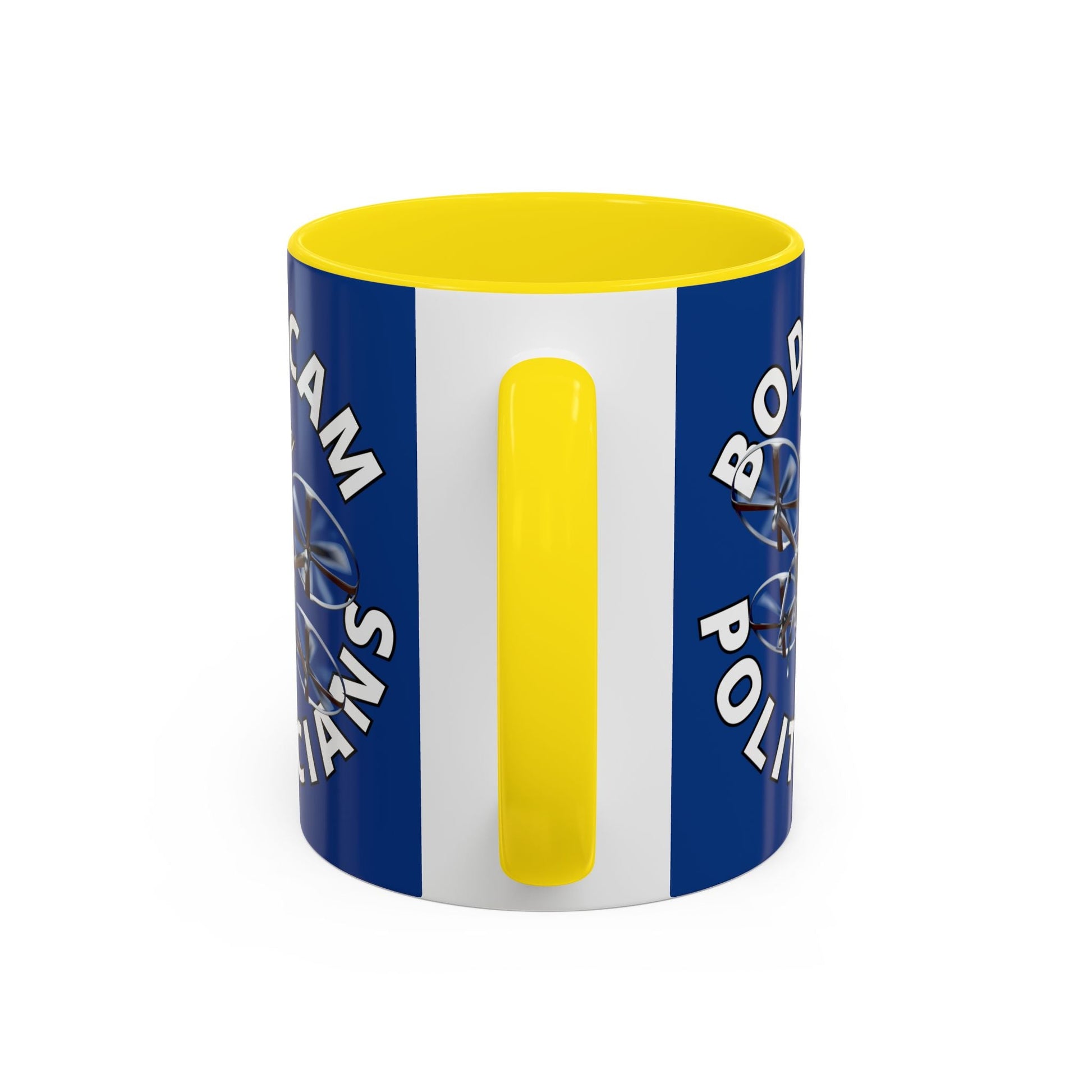 Bodycam the Politicians Drone Blue Accent Mug by cypherpunkgear.com – cypherpunkgear.com | Cypherpunk Merch