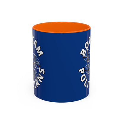 Bodycam the Politicians Drone Blue Accent Mug by cypherpunkgear.com – cypherpunkgear.com | Cypherpunk Merch