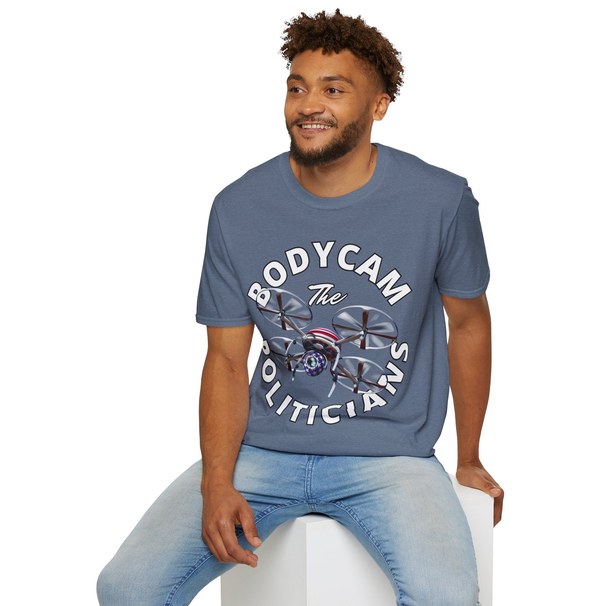 Bodycam the Politicians Drone DKcolors Unisex T-Shirt by cypherpunkgear.com – cypherpunkgear.com | Cypherpunk Merch