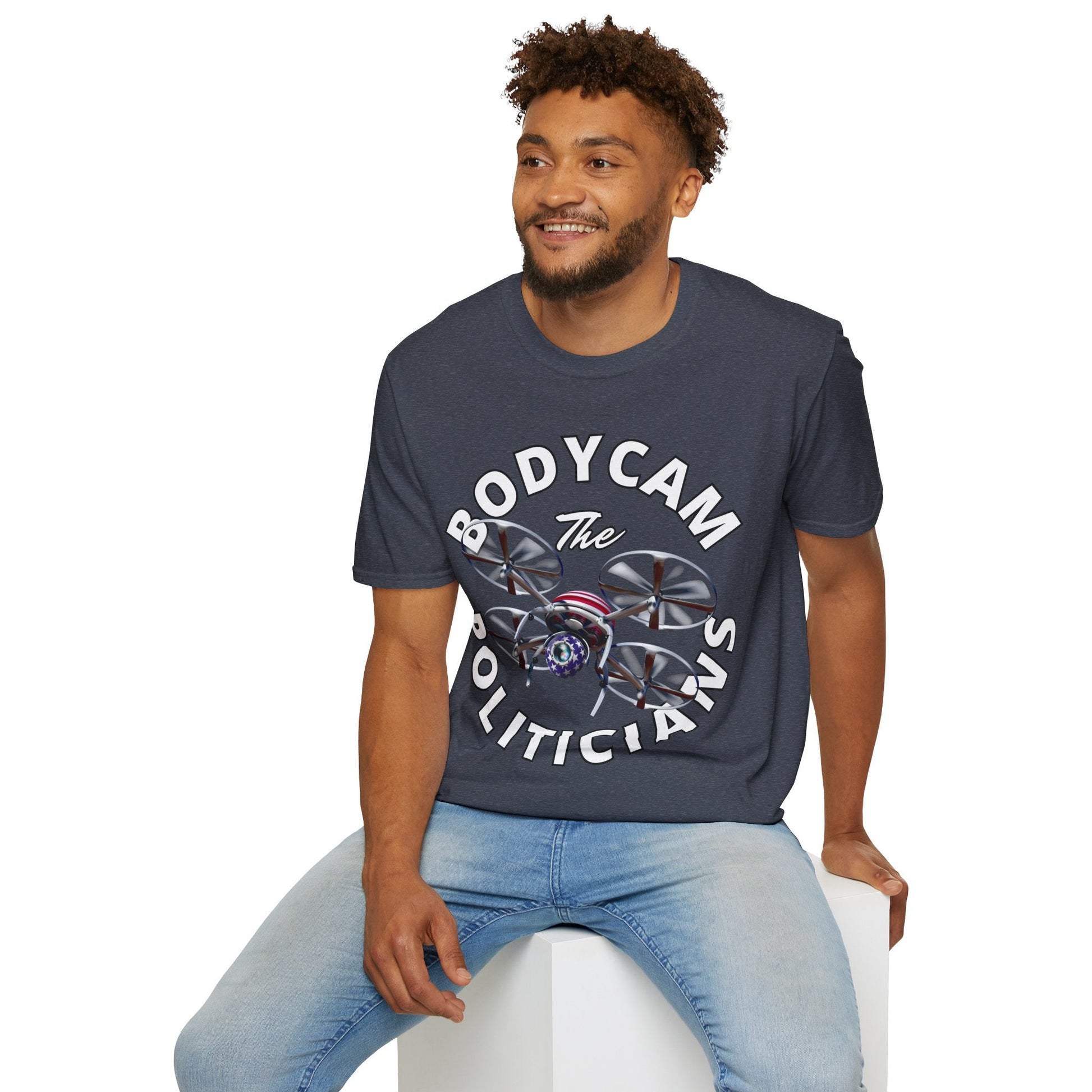 Bodycam the Politicians Drone DKcolors Unisex T-Shirt by cypherpunkgear.com – cypherpunkgear.com | Cypherpunk Merch