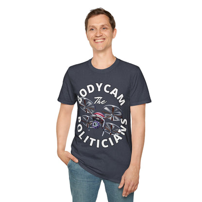 Bodycam the Politicians Drone DKcolors Unisex T-Shirt by cypherpunkgear.com – cypherpunkgear.com | Cypherpunk Merch