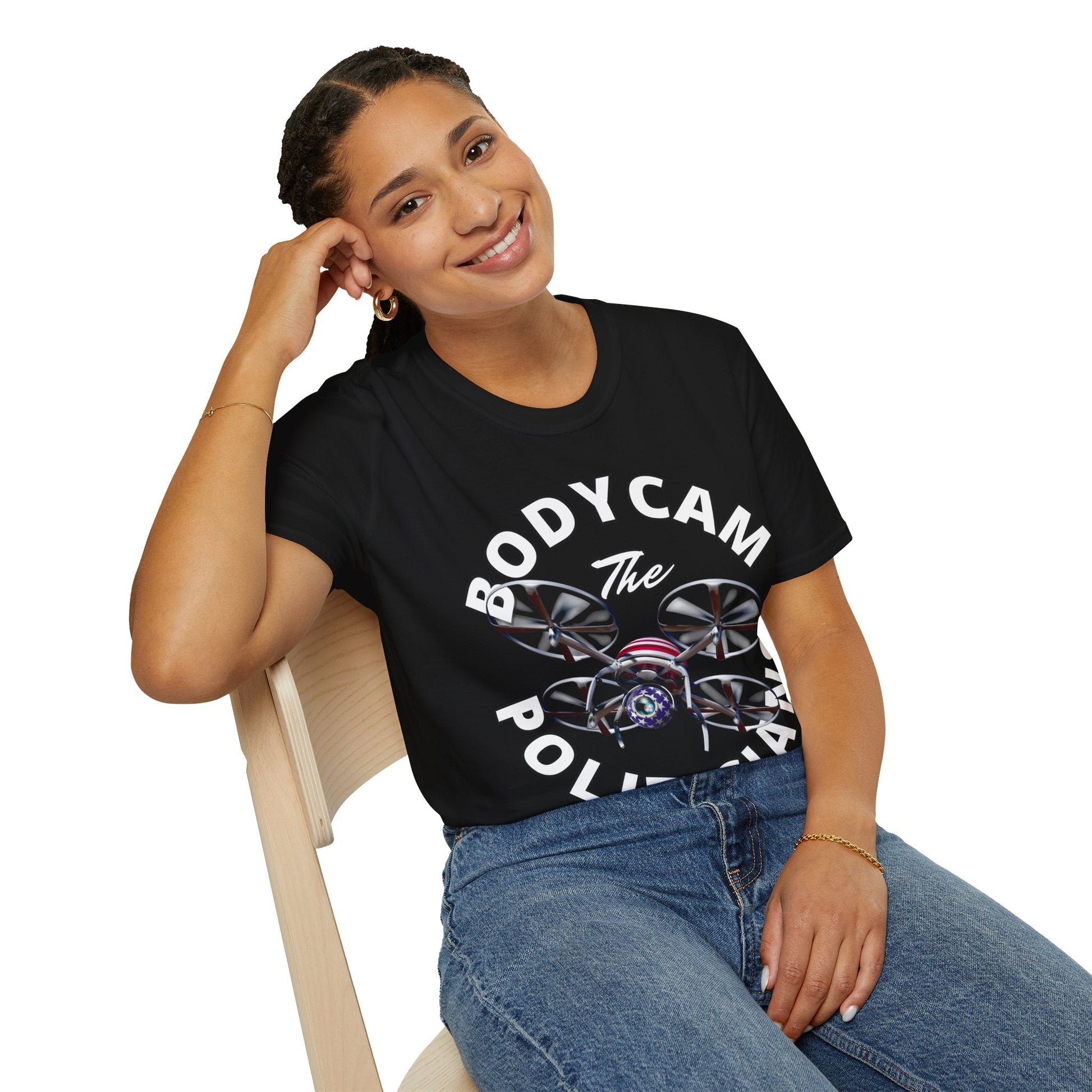 Bodycam the Politicians Drone DKcolors Unisex T-Shirt by cypherpunkgear.com – cypherpunkgear.com | Cypherpunk Merch