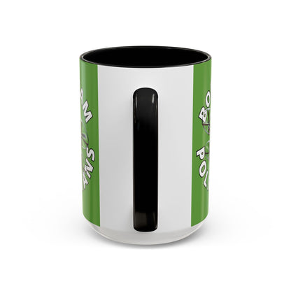 Bodycam the Politicians Drone Green Accent Mug by cypherpunkgear.com – cypherpunkgear.com | Cypherpunk Merch