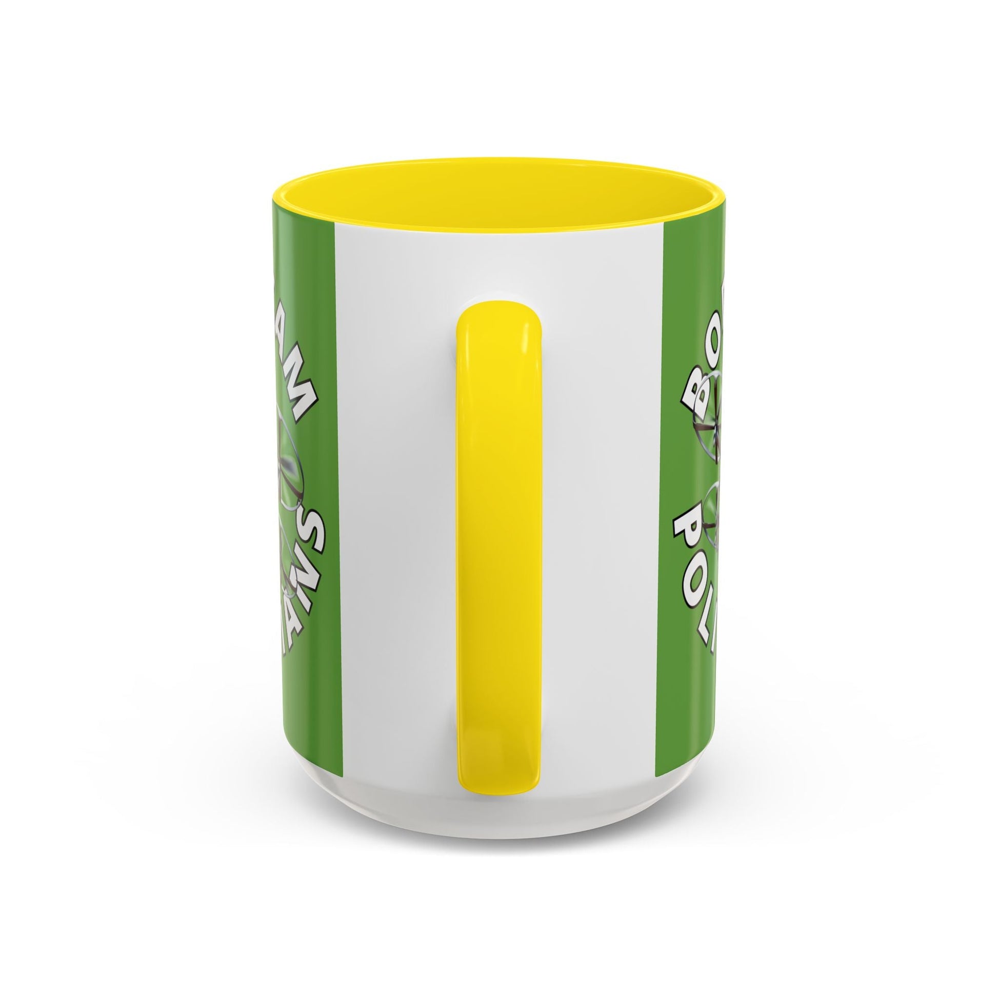 Bodycam the Politicians Drone Green Accent Mug by cypherpunkgear.com – cypherpunkgear.com | Cypherpunk Merch