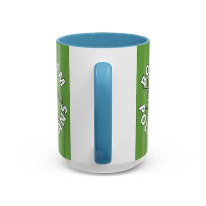 Bodycam the Politicians Drone Green Accent Mug by cypherpunkgear.com – cypherpunkgear.com | Cypherpunk Merch