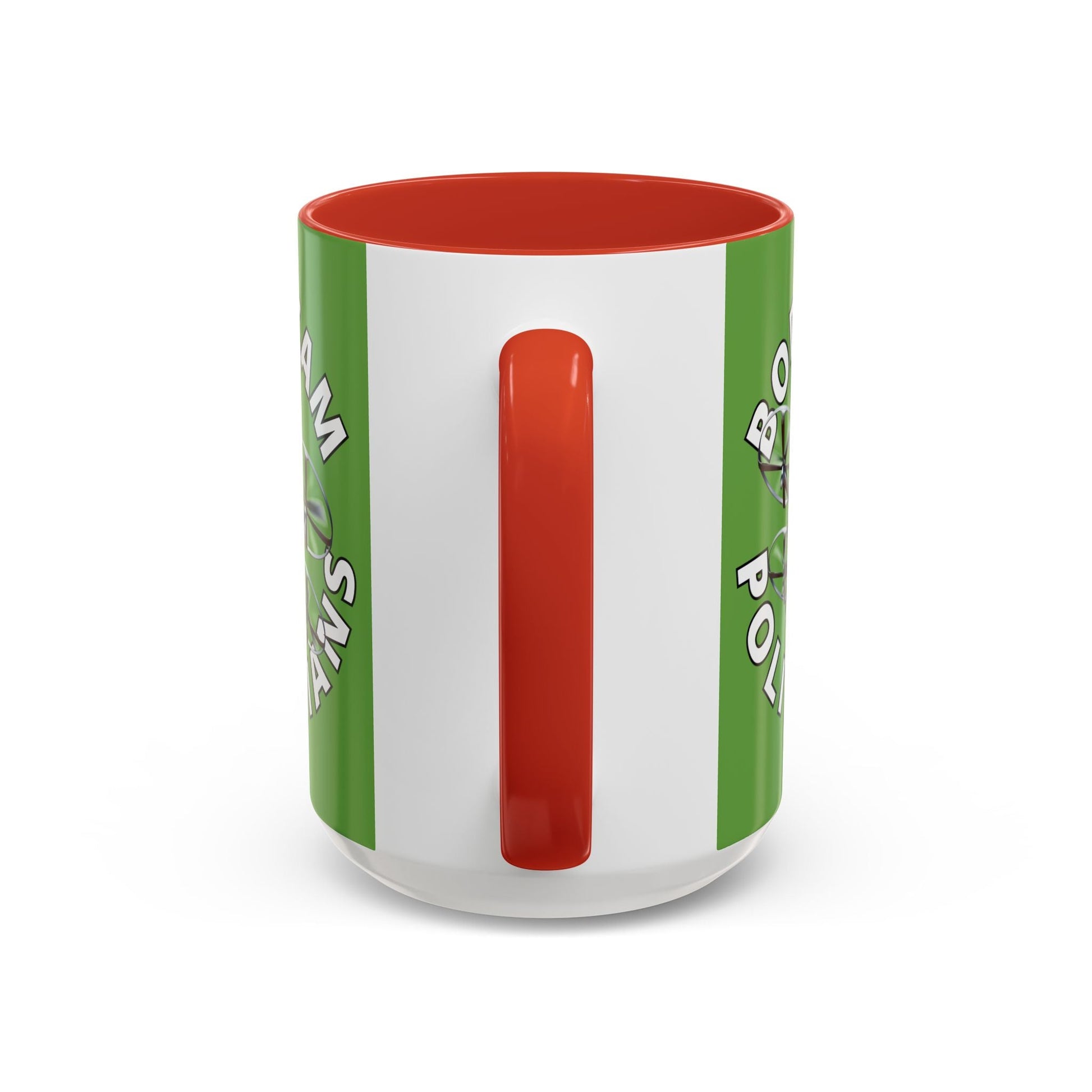 Bodycam the Politicians Drone Green Accent Mug by cypherpunkgear.com – cypherpunkgear.com | Cypherpunk Merch