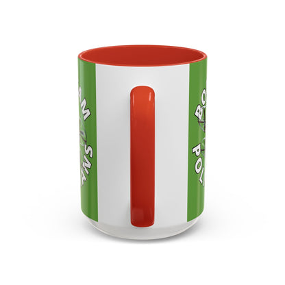 Bodycam the Politicians Drone Green Accent Mug by cypherpunkgear.com – cypherpunkgear.com | Cypherpunk Merch
