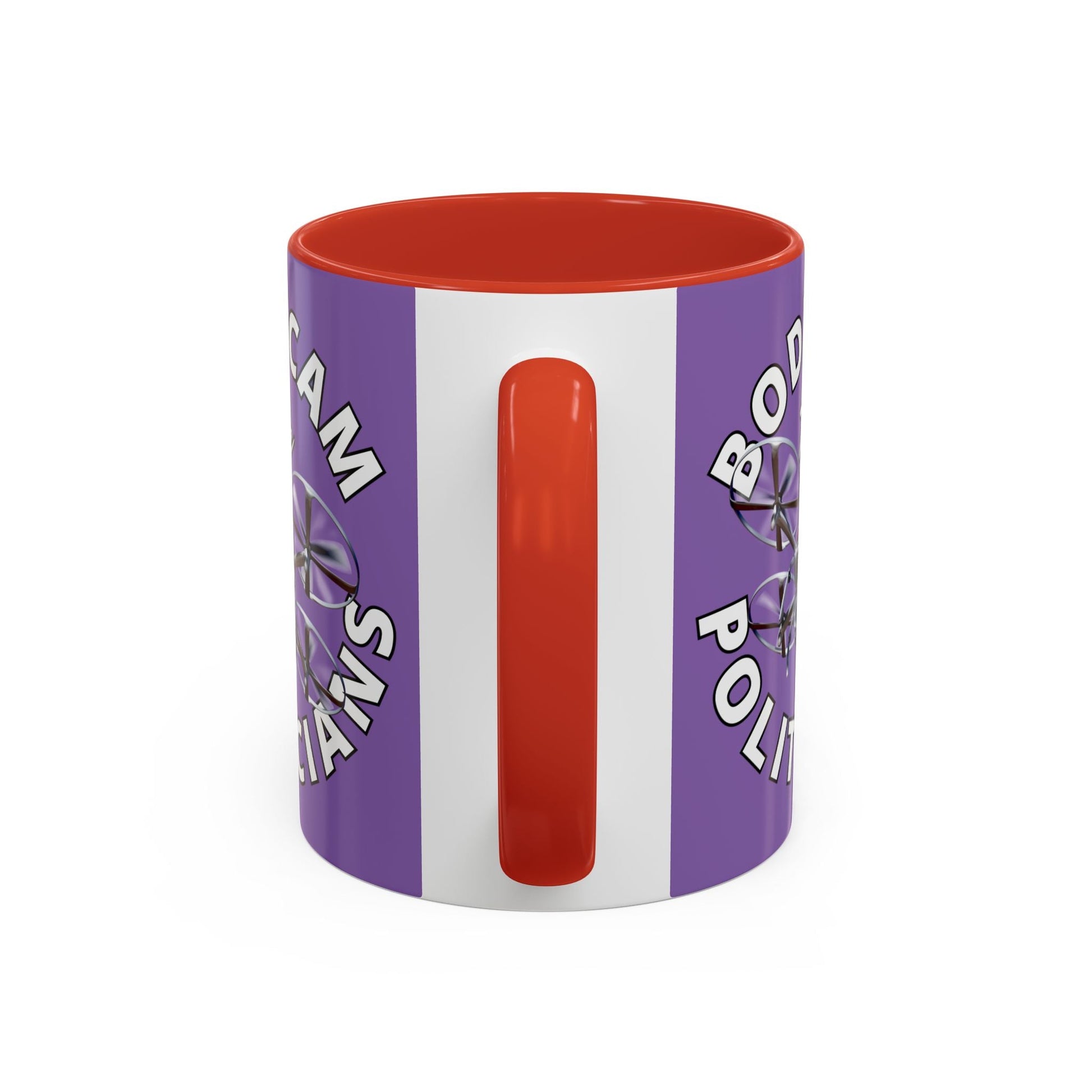 Bodycam the Politicians Drone Light Purple Accent Mug by cypherpunkgear.com – cypherpunkgear.com | Cypherpunk Merch