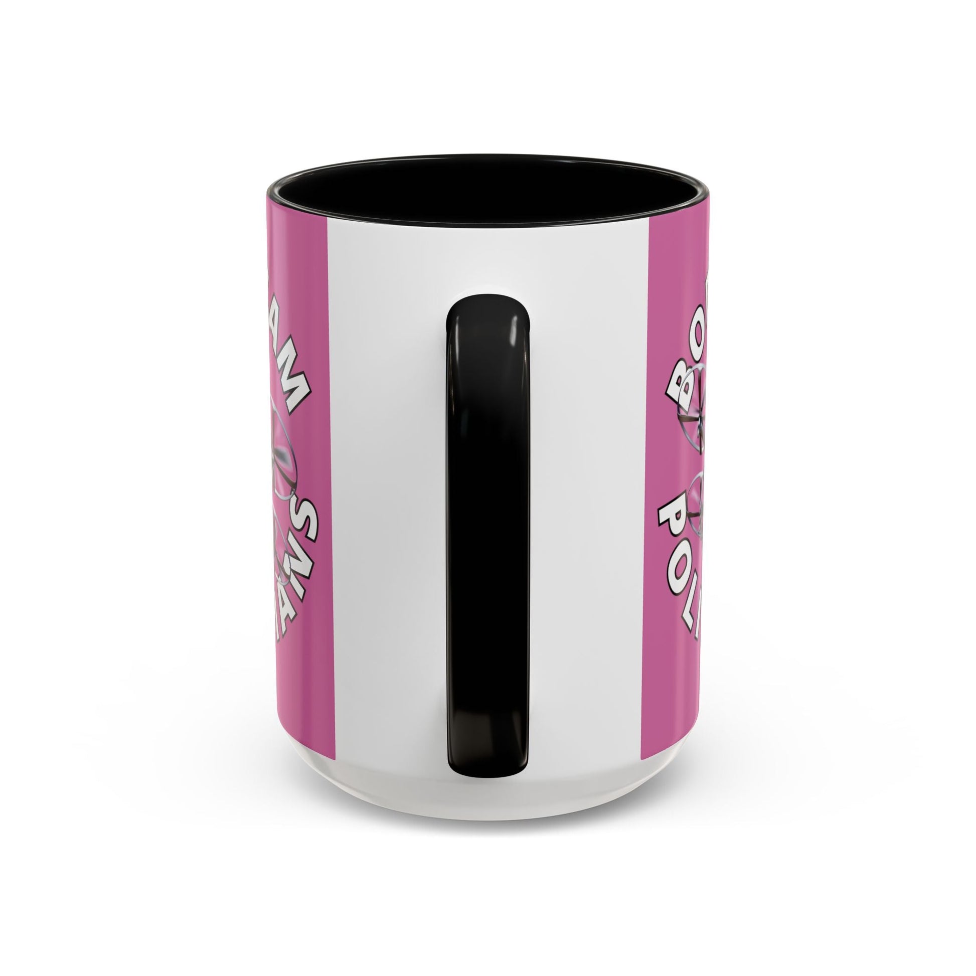 Bodycam the Politicians Drone Pink Accent Mug by cypherpunkgear.com – cypherpunkgear.com | Cypherpunk Merch