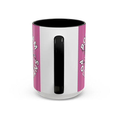 Bodycam the Politicians Drone Pink Accent Mug by cypherpunkgear.com – cypherpunkgear.com | Cypherpunk Merch