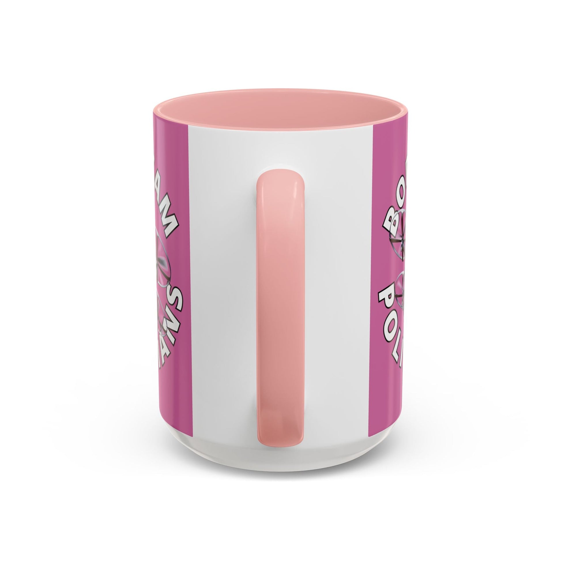Bodycam the Politicians Drone Pink Accent Mug by cypherpunkgear.com – cypherpunkgear.com | Cypherpunk Merch