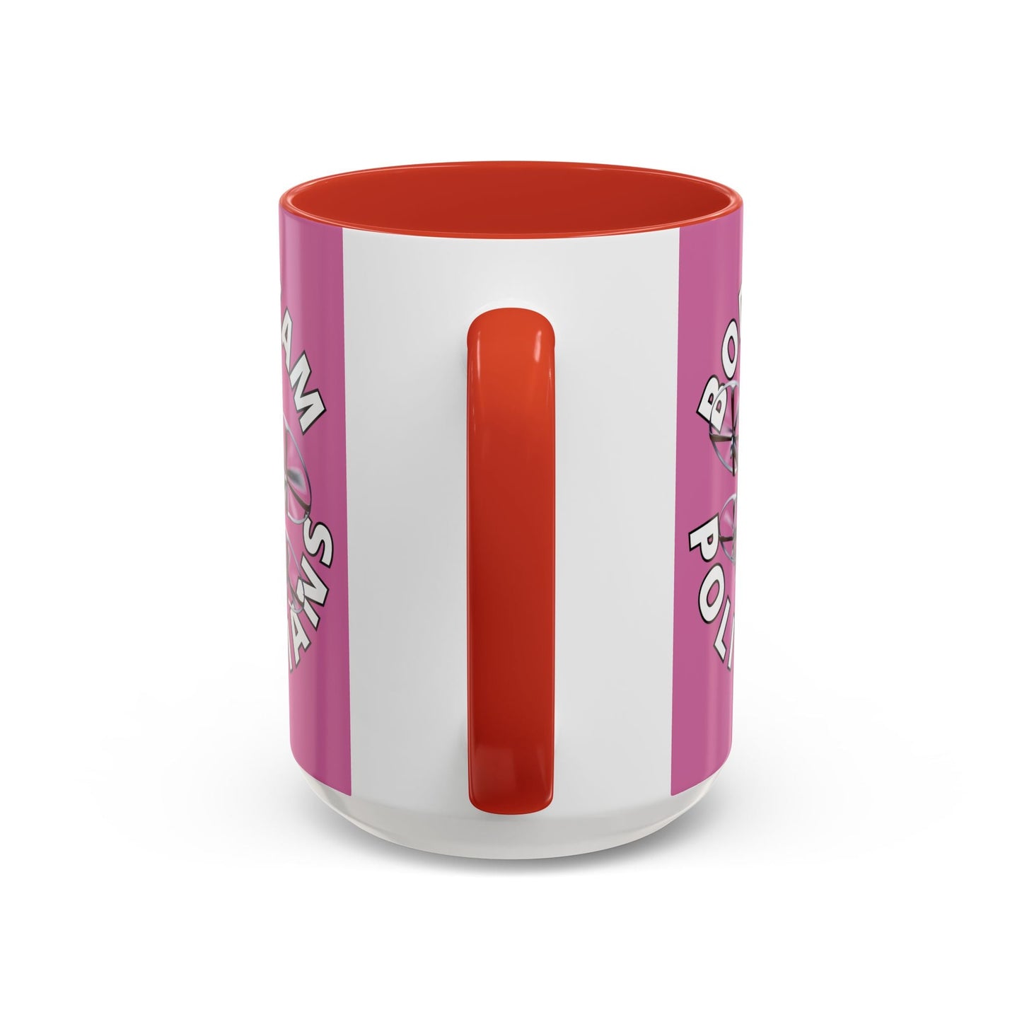 Bodycam the Politicians Drone Pink Accent Mug by cypherpunkgear.com – cypherpunkgear.com | Cypherpunk Merch