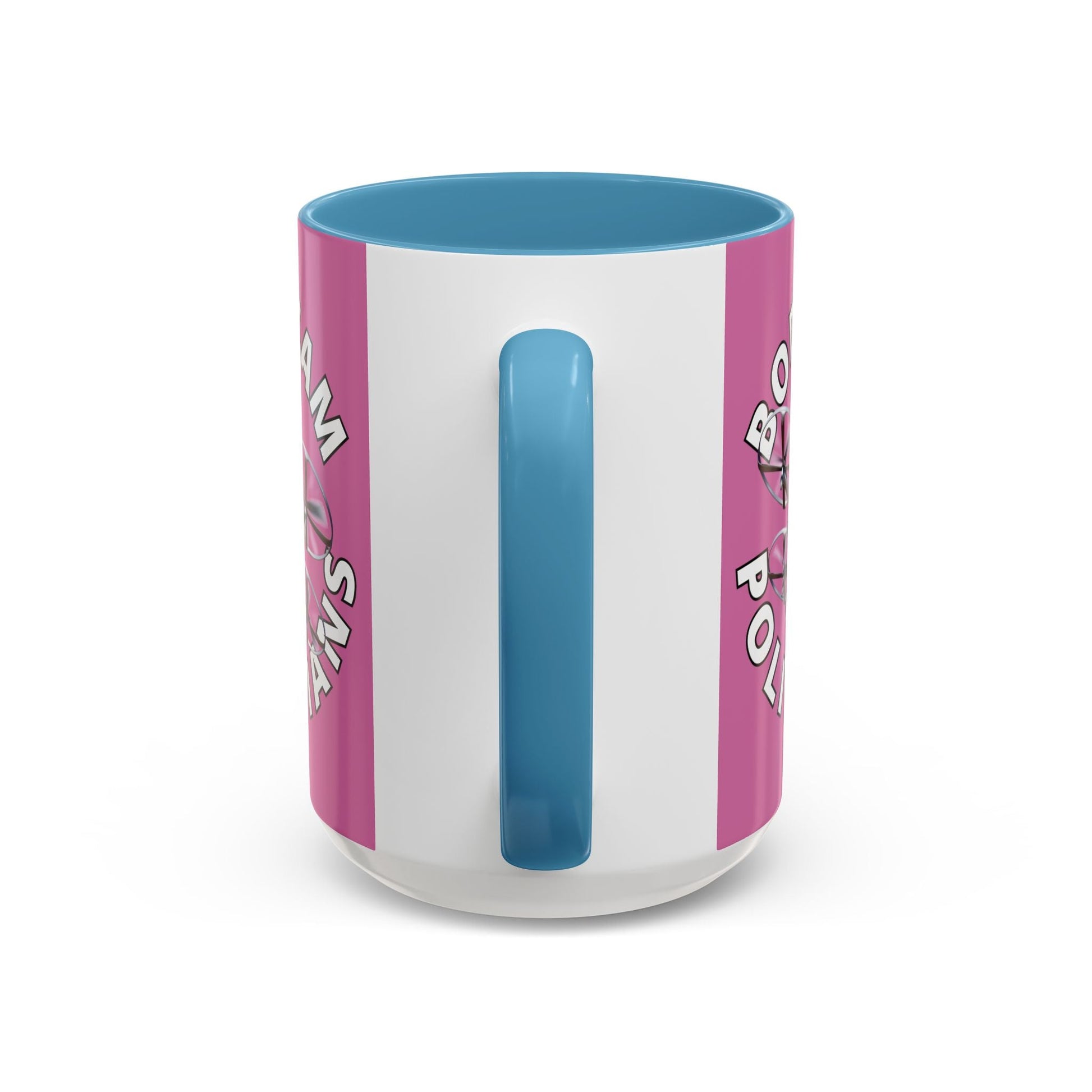 Bodycam the Politicians Drone Pink Accent Mug by cypherpunkgear.com – cypherpunkgear.com | Cypherpunk Merch