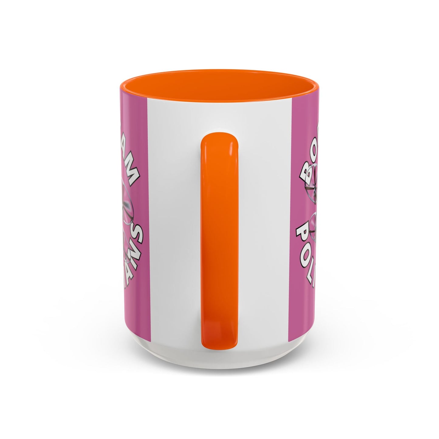 Bodycam the Politicians Drone Pink Accent Mug by cypherpunkgear.com – cypherpunkgear.com | Cypherpunk Merch