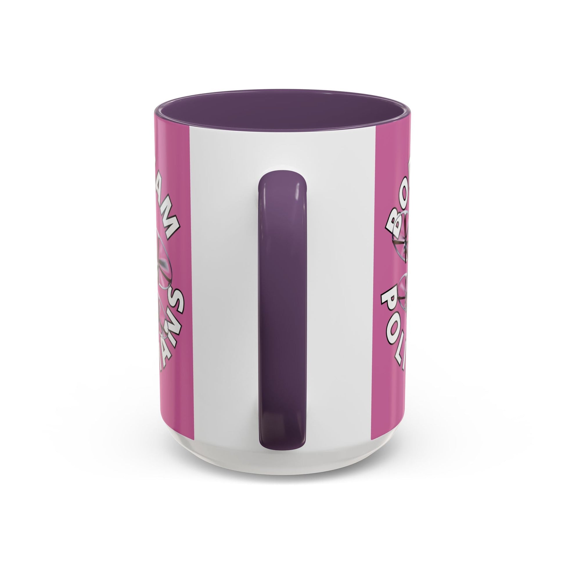 Bodycam the Politicians Drone Pink Accent Mug by cypherpunkgear.com – cypherpunkgear.com | Cypherpunk Merch
