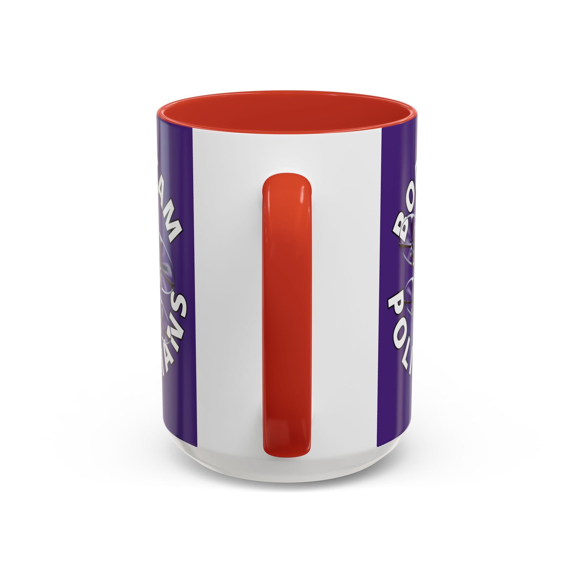 Bodycam the Politicians Drone Purple Accent Mug by cypherpunkgear.com – cypherpunkgear.com | Cypherpunk Merch